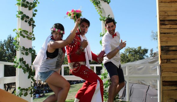 GALERÍA // Elvis, el maestro de ceremonias de la Catedral del Rock en Lollapalooza Chile 2018