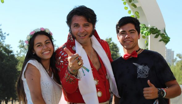 GALERÍA // Elvis, el maestro de ceremonias de la Catedral del Rock en Lollapalooza Chile 2018