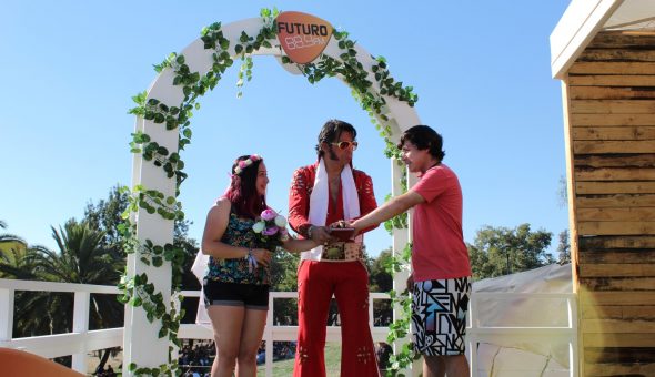 GALERÍA // Elvis, el maestro de ceremonias de la Catedral del Rock en Lollapalooza Chile 2018