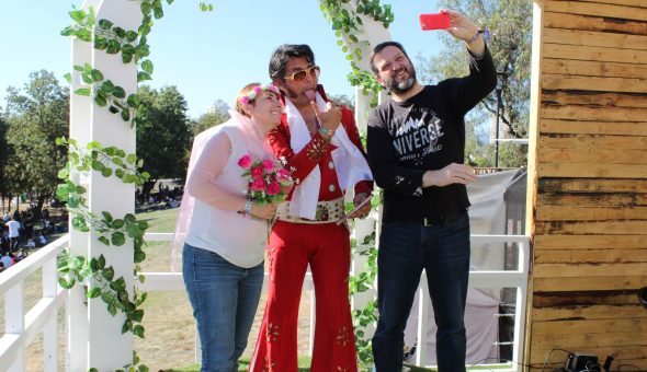 GALERÍA // Elvis, el maestro de ceremonias de la Catedral del Rock en Lollapalooza Chile 2018