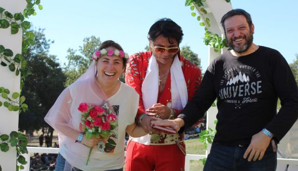 GALERÍA // Elvis, el maestro de ceremonias de la Catedral del Rock en Lollapalooza Chile 2018
