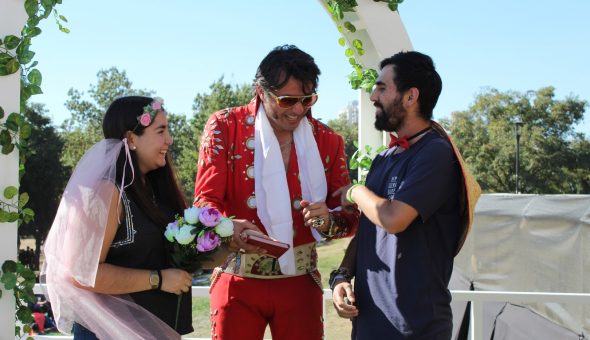 GALERÍA // Elvis, el maestro de ceremonias de la Catedral del Rock en Lollapalooza Chile 2018