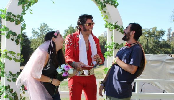 GALERÍA // Elvis, el maestro de ceremonias de la Catedral del Rock en Lollapalooza Chile 2018