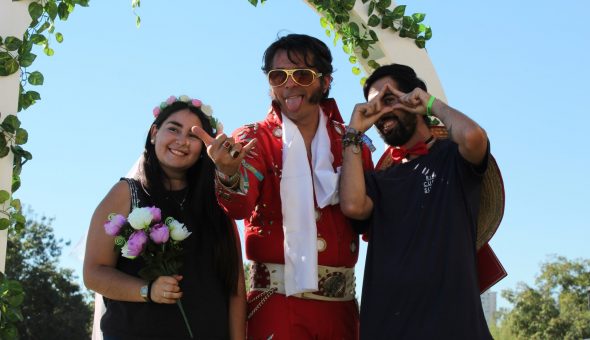 GALERÍA // Elvis, el maestro de ceremonias de la Catedral del Rock en Lollapalooza Chile 2018
