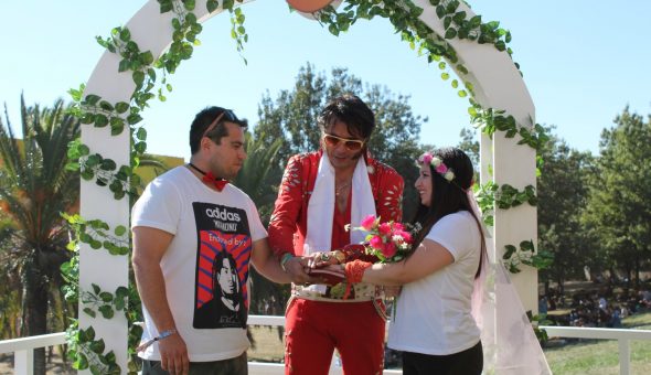 GALERÍA // Elvis, el maestro de ceremonias de la Catedral del Rock en Lollapalooza Chile 2018