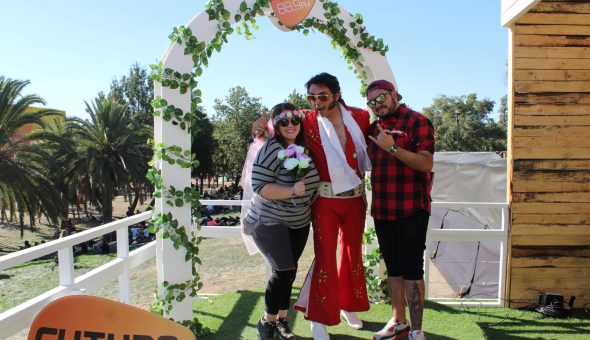 GALERÍA // Elvis, el maestro de ceremonias de la Catedral del Rock en Lollapalooza Chile 2018