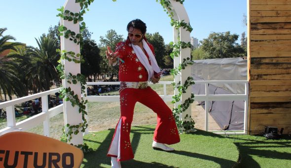 GALERÍA // Elvis, el maestro de ceremonias de la Catedral del Rock en Lollapalooza Chile 2018