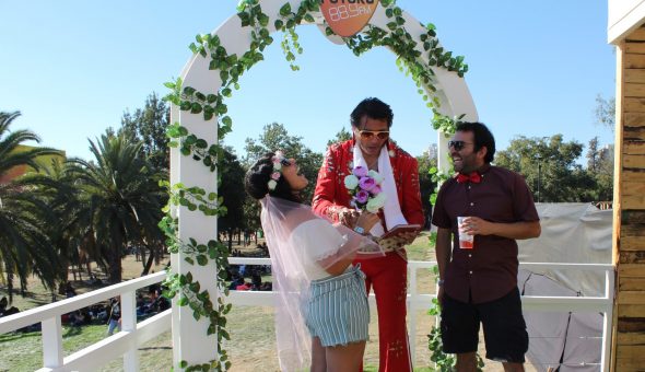 GALERÍA // Elvis, el maestro de ceremonias de la Catedral del Rock en Lollapalooza Chile 2018