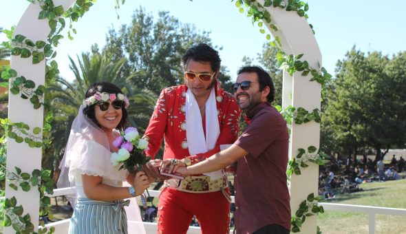 GALERÍA // Elvis, el maestro de ceremonias de la Catedral del Rock en Lollapalooza Chile 2018