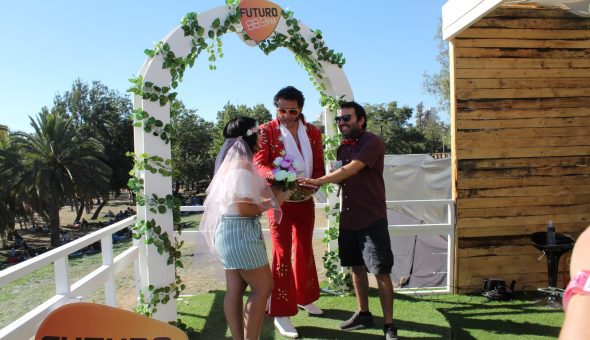 GALERÍA // Elvis, el maestro de ceremonias de la Catedral del Rock en Lollapalooza Chile 2018