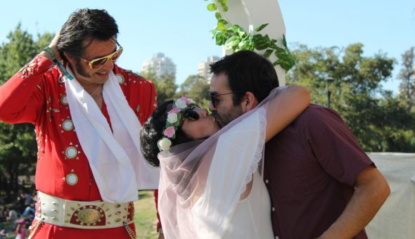 GALERÍA // Elvis, el maestro de ceremonias de la Catedral del Rock en Lollapalooza Chile 2018