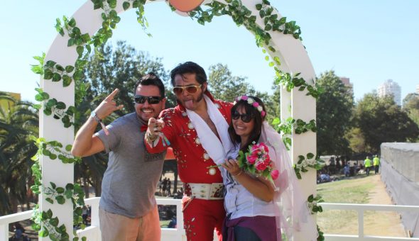GALERÍA // Elvis, el maestro de ceremonias de la Catedral del Rock en Lollapalooza Chile 2018