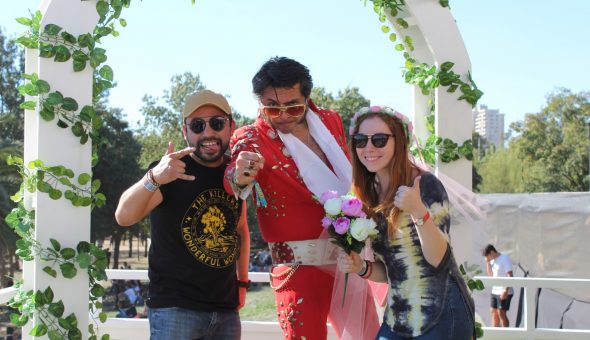 GALERÍA // Elvis, el maestro de ceremonias de la Catedral del Rock en Lollapalooza Chile 2018