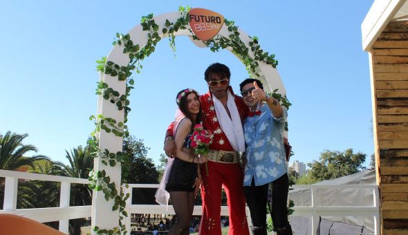 GALERÍA // Elvis, el maestro de ceremonias de la Catedral del Rock en Lollapalooza Chile 2018