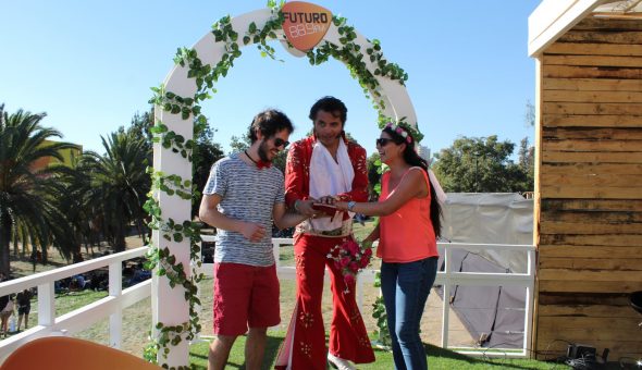 GALERÍA // Elvis, el maestro de ceremonias de la Catedral del Rock en Lollapalooza Chile 2018