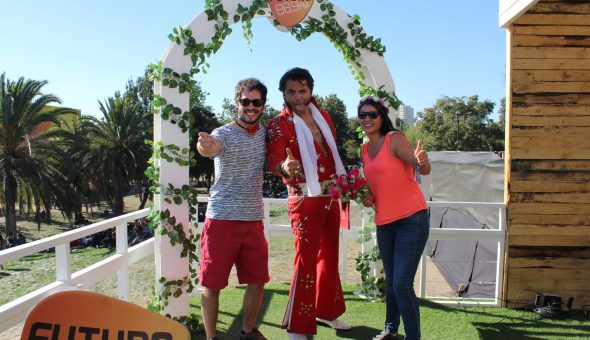 GALERÍA // Elvis, el maestro de ceremonias de la Catedral del Rock en Lollapalooza Chile 2018