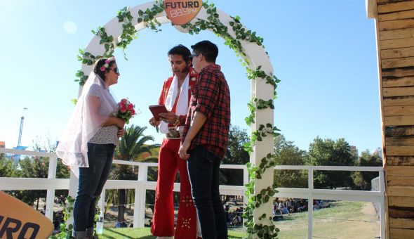 GALERÍA // Elvis, el maestro de ceremonias de la Catedral del Rock en Lollapalooza Chile 2018