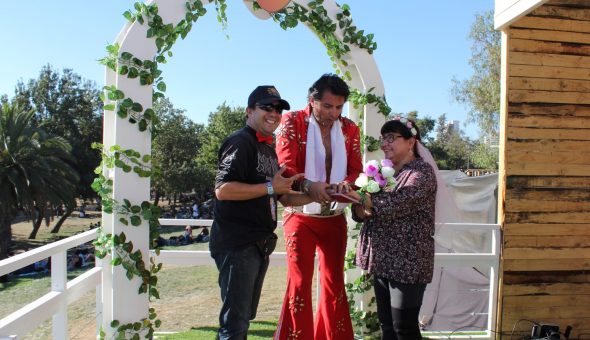 GALERÍA // Elvis, el maestro de ceremonias de la Catedral del Rock en Lollapalooza Chile 2018