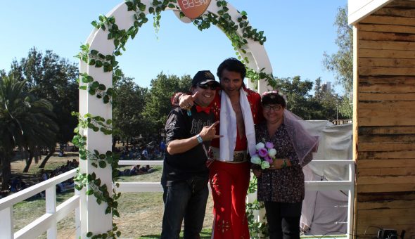 GALERÍA // Elvis, el maestro de ceremonias de la Catedral del Rock en Lollapalooza Chile 2018