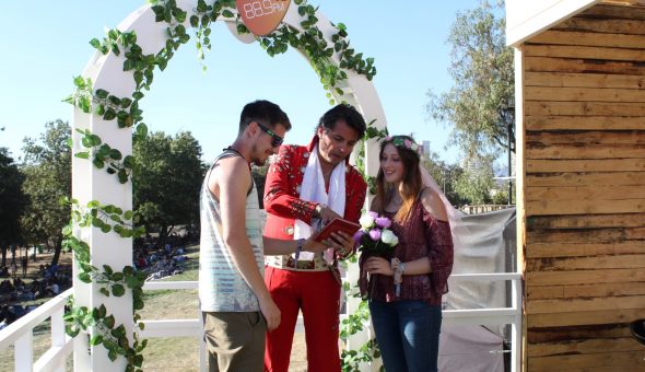 GALERÍA // Elvis, el maestro de ceremonias de la Catedral del Rock en Lollapalooza Chile 2018