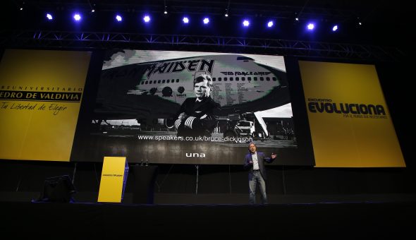 GALERÍA // Bruce Dickinson, miércoles 04 de abril de 2018, charla ciclo Evoluciona