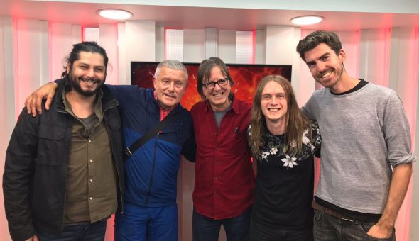 Carl Palmer en Estudio Futuro de La Ley del Rock