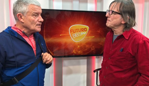 Carl Palmer en Estudio Futuro de La Ley del Rock