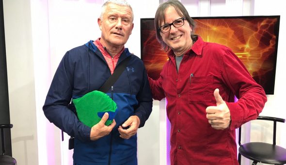 Carl Palmer en Estudio Futuro de La Ley del Rock