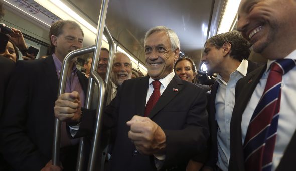 Presidente Piñera inaugura la Línea 3 del Metro de Santiago