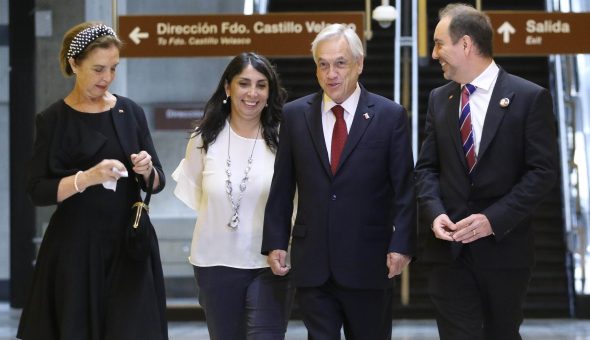 Presidente Piñera inaugura la Línea 3 del Metro de Santiago