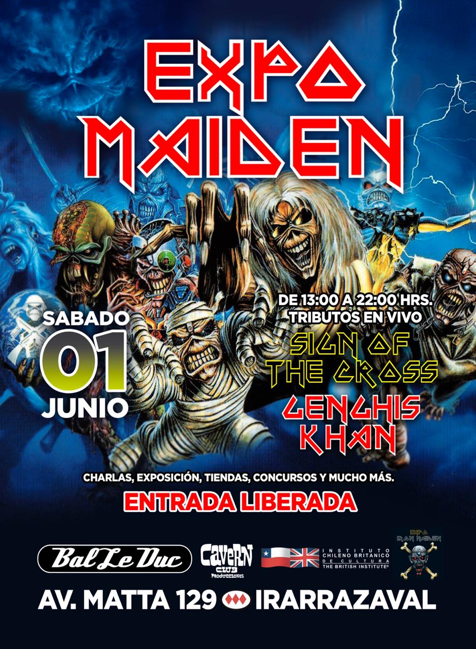 Primera “Expo Iron Maiden” Chile será la antesala de dos conciertos