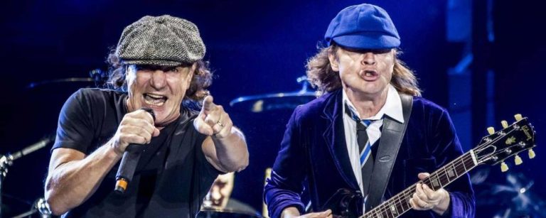 AC/DC Angus Young Brian Johnson