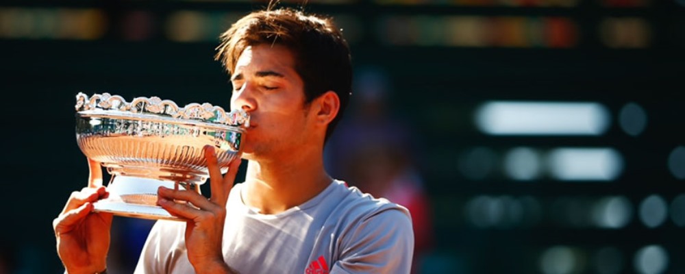 Garín con el trofeo de Houston open