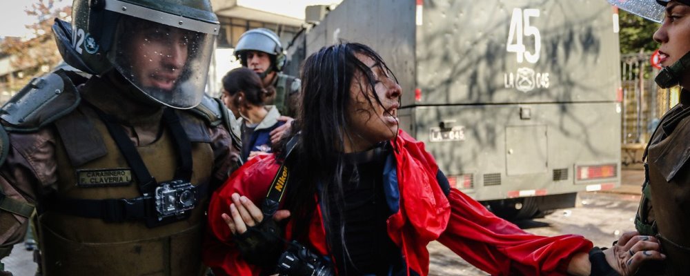 Carabineros fotógrafa