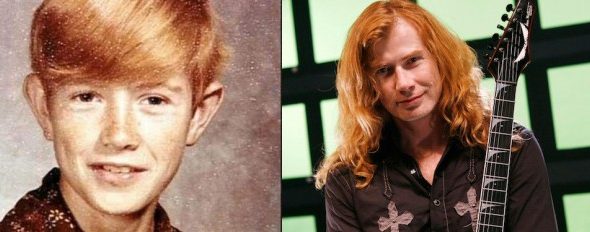 Cómo se veían grandes Metaleros cuando eran niños versus ahora