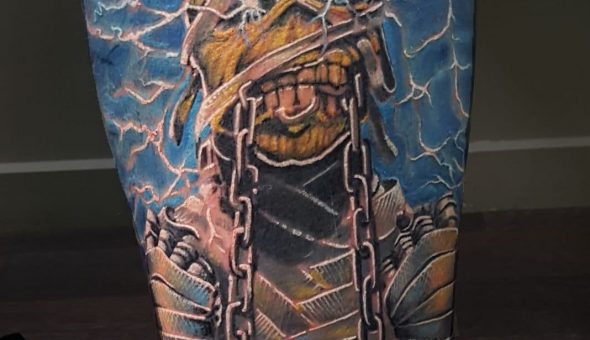 20 tatuajes brutales inspirados en «Eddie» de Iron Maiden