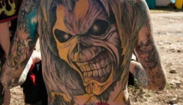 20 tatuajes brutales inspirados en «Eddie» de Iron Maiden