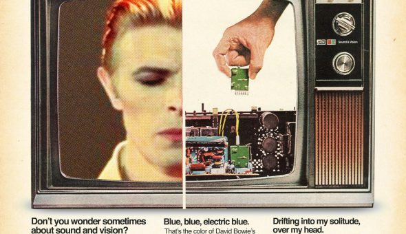 Artista dibuja canciones de David Bowie como portadas de cómics