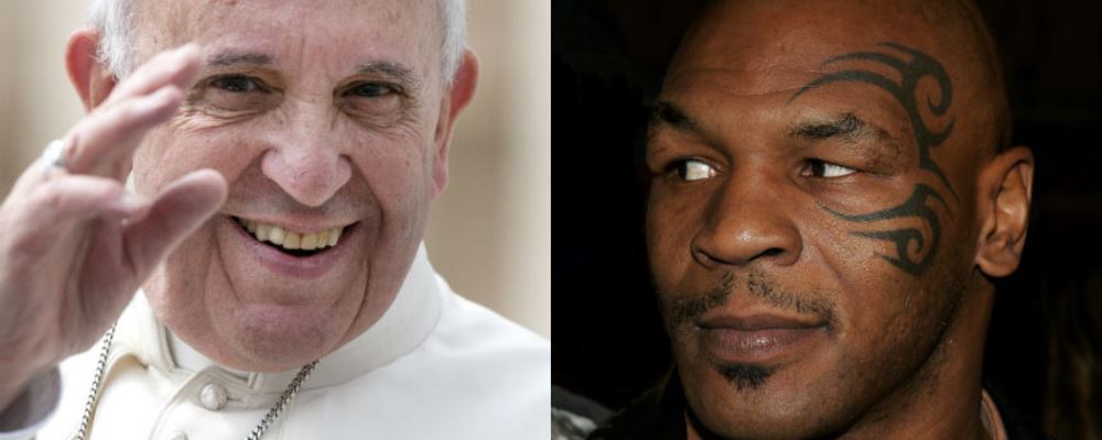 Mike Tyson Papa Francisco