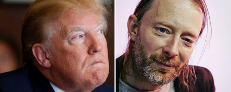 Thom Yorke Donald Trump