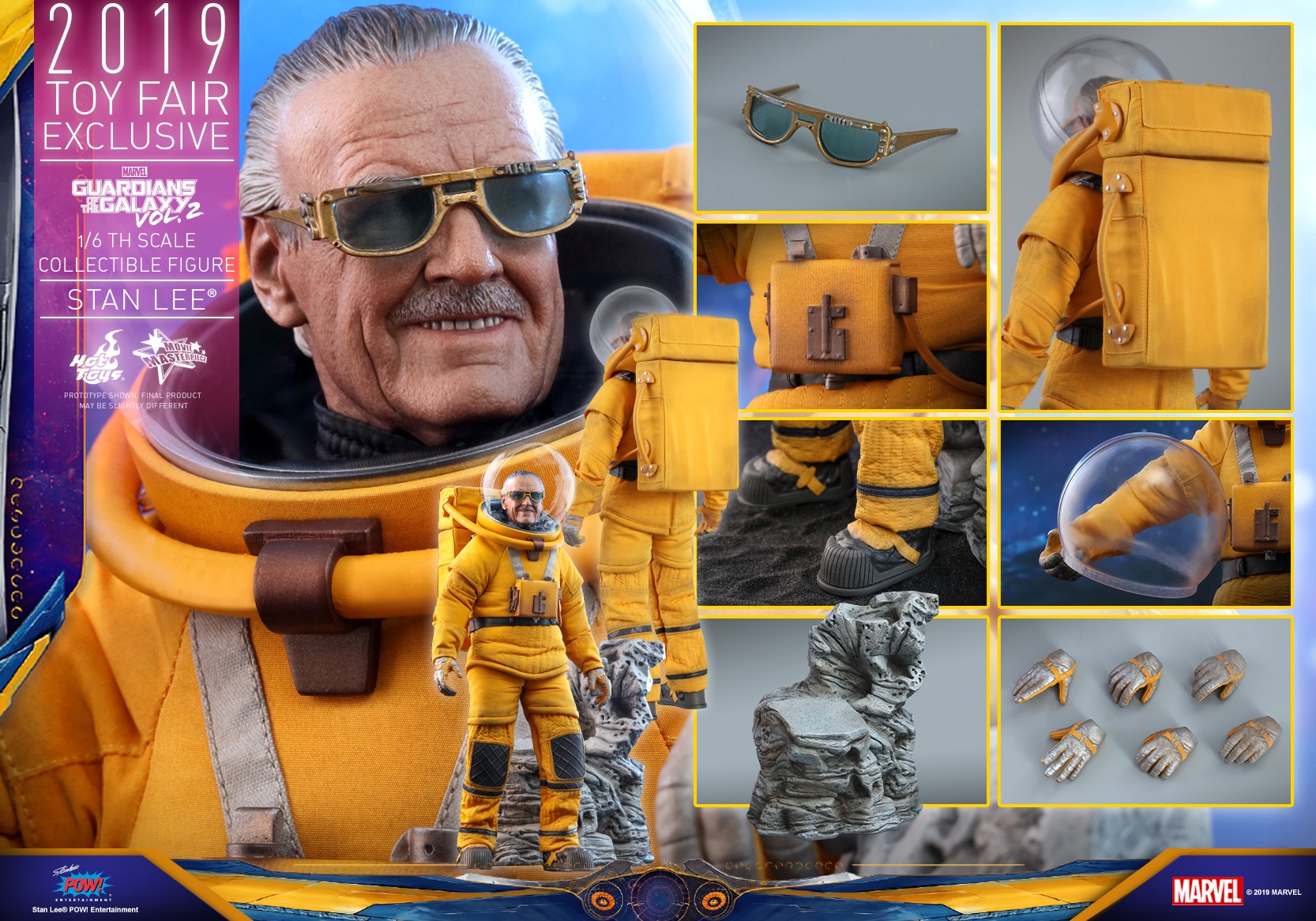 figura Stan Lee accesorios
