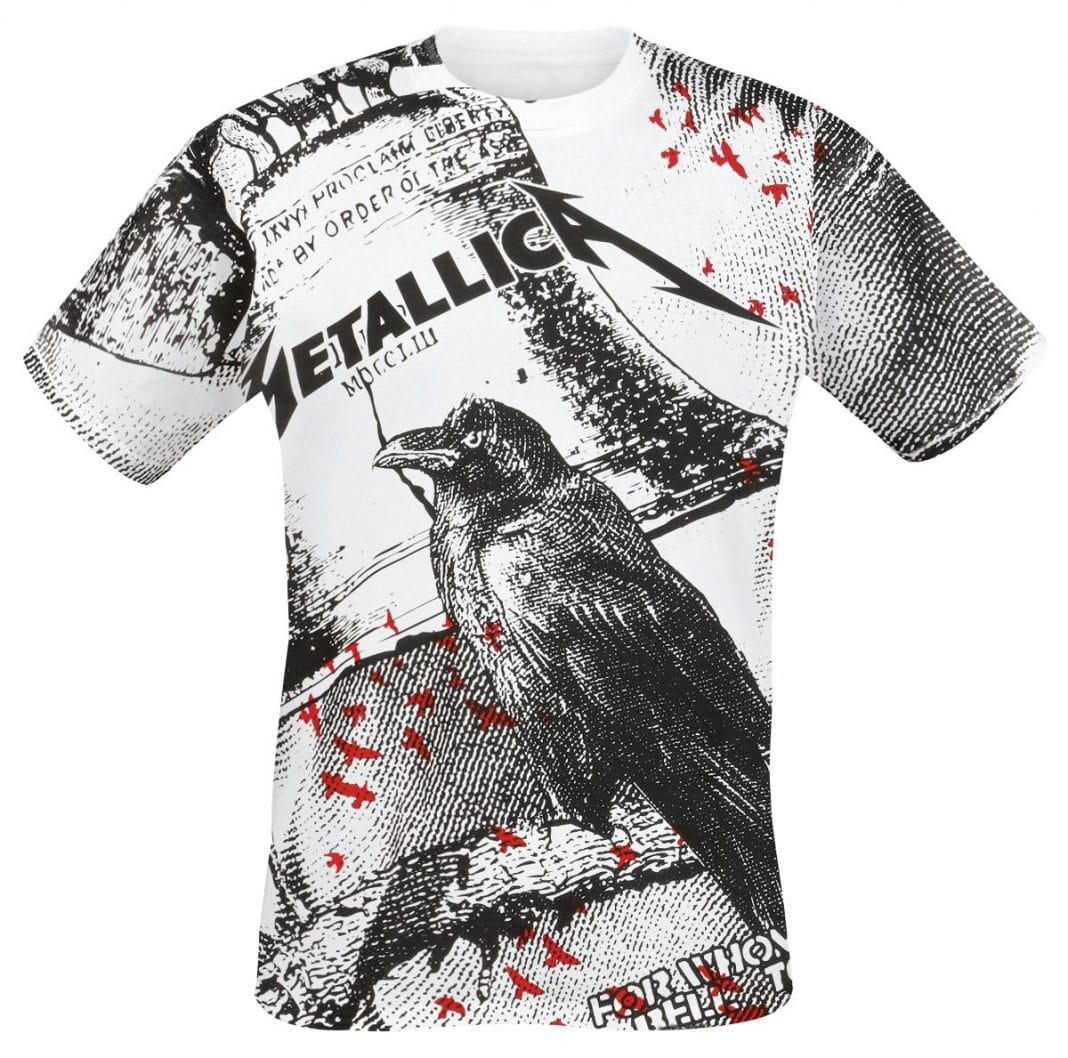 metallica polera