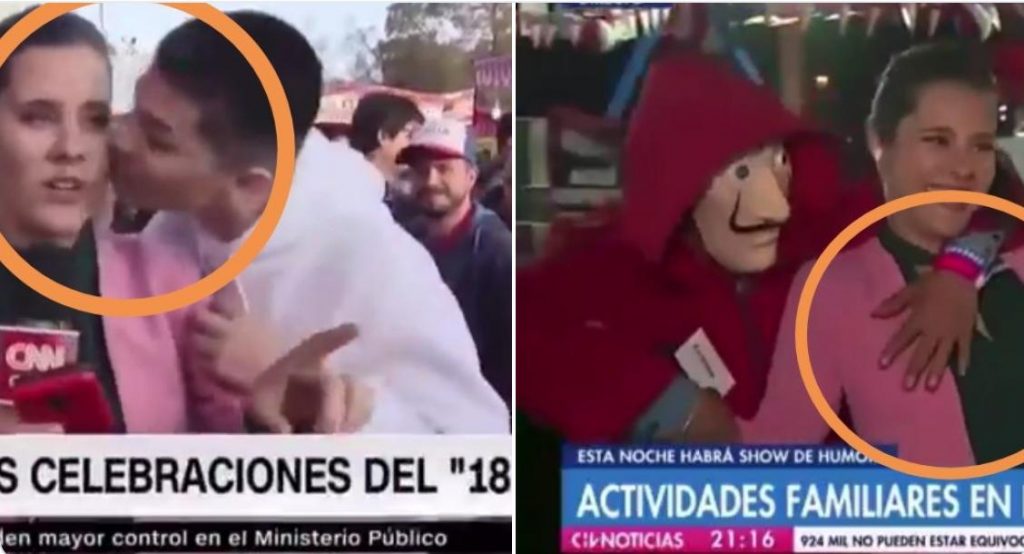 periodista acosada