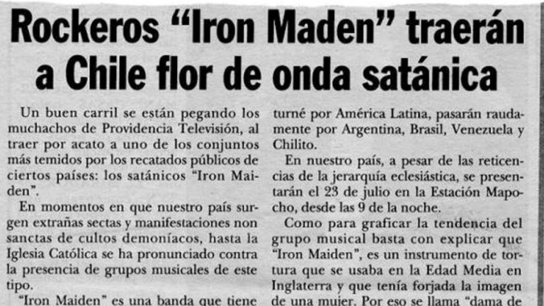 Iron Maiden Chile