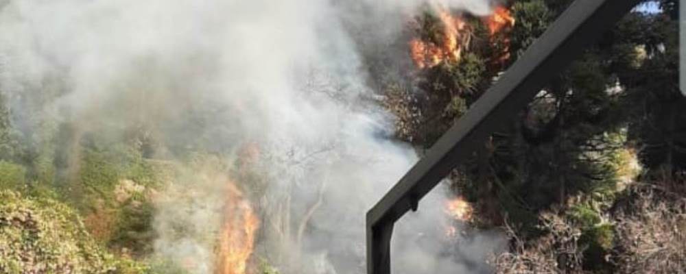 Santa Lucía incendio