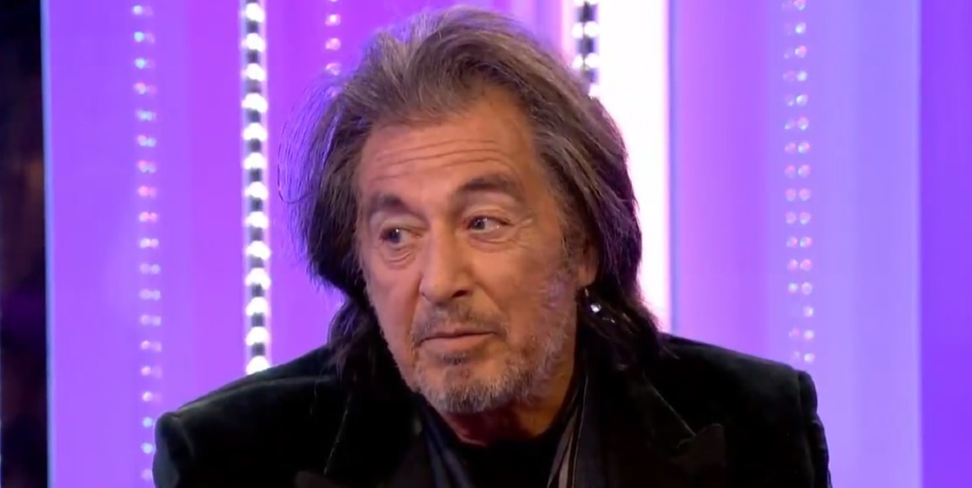Al Pacino olvida el programa en el que está siendo entrevistado