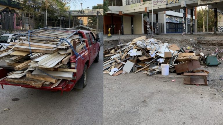 Carabineros escombros