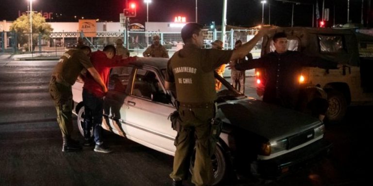 Carabineros toque de queda