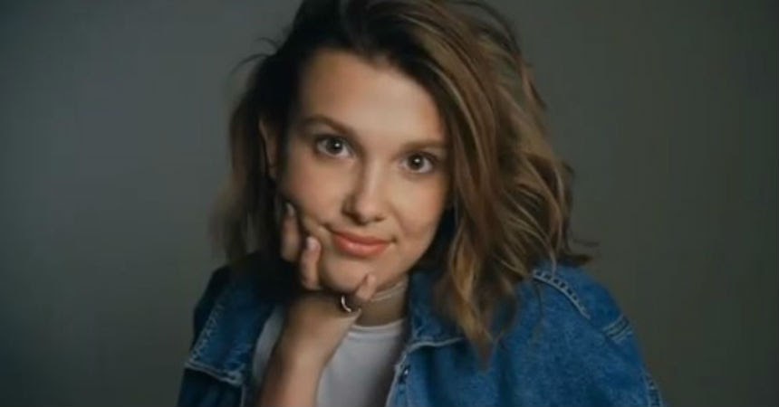 Millie Bobby Brown cachorro