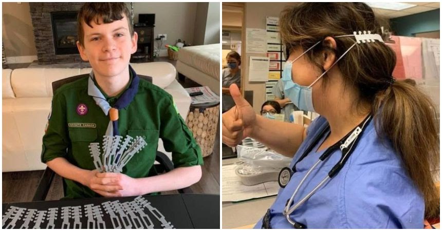 niño mascarillas funcionarios